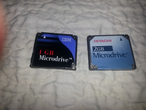 Microdrive set 1gb 2gb - microdrive,
